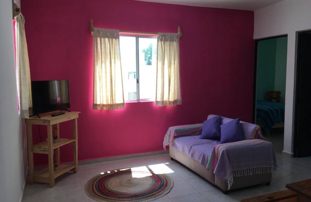 House in private condo well linked to beach. Available for long term rental