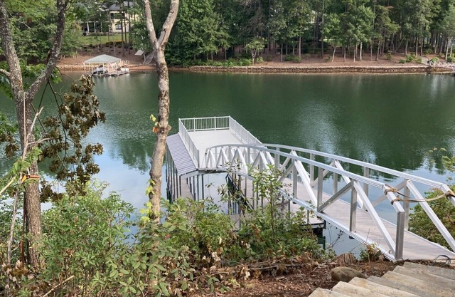 House on Lake Keowee with dock