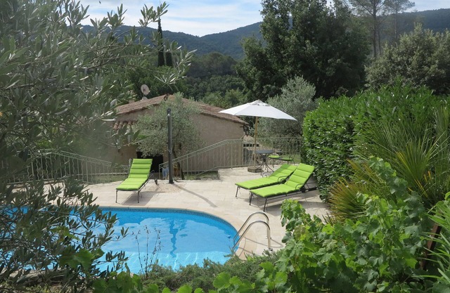 House with outdoor pool in a beautiful setting