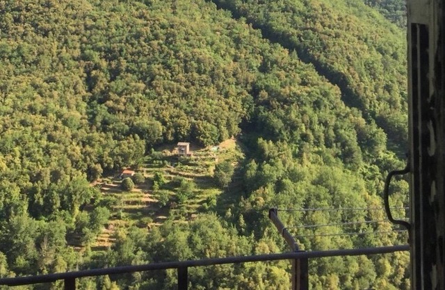 House with terrace in the medieval village