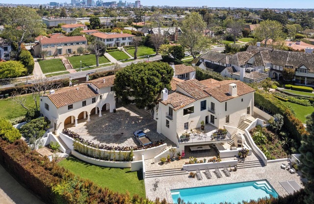 Howard Hughes Estate: Spanish Revival Gem w/Pool, Wine Cellar & Guest House