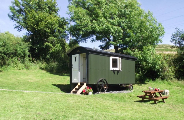 Hut in The Sheep Wash - Cosy Shepherd's Hut with log burner - Pet-friendly.