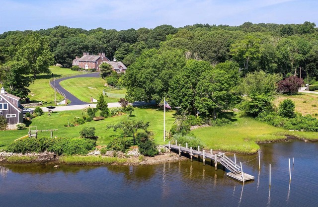 Iconic Charming Estate Overlooking Cove with Water Access in Peaceful Stonington