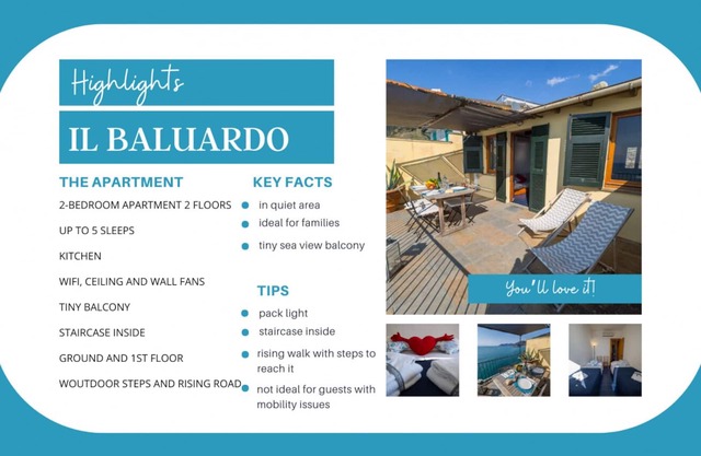 Il Baluardo Sea View Apartment on the Cliff