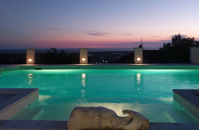 Il Castello with a sea-view swimming pool