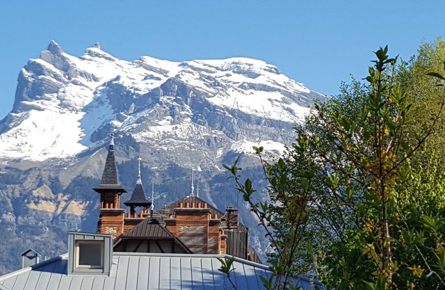 In HEART of St Gervais, PARKING, WIFI .