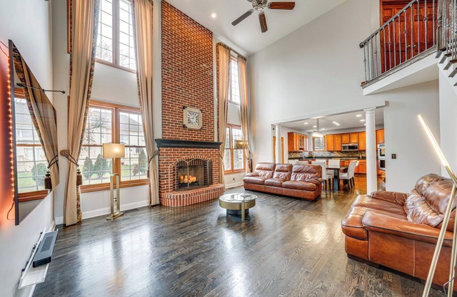 In-Home Theater: Modern Naperville Vacation Rental
