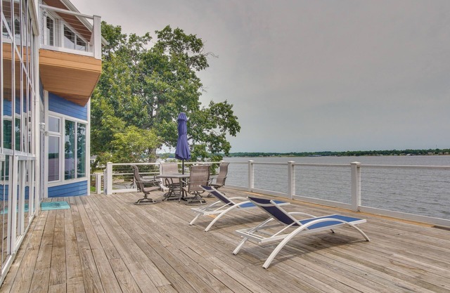 Indoor Pool + Waterfront Deck: Spacious Jay Home