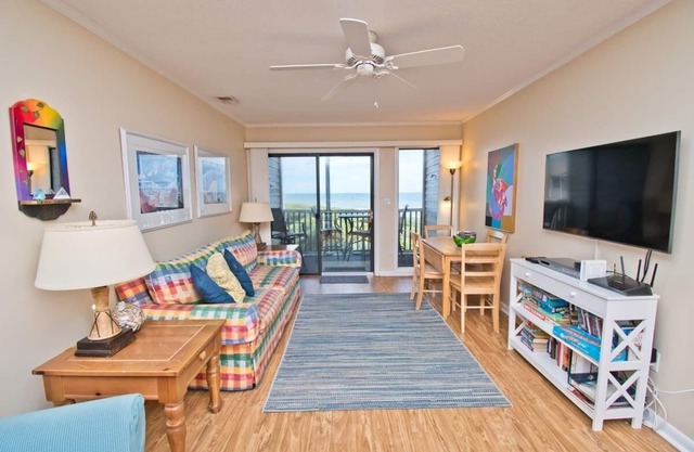Island Beach Racquet Club 303B, Oceanfront Condo in Atlantic Beach, NC!