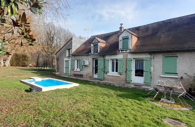 Jolie Maison 7 pers-piscine-clim-Beauval 10 min