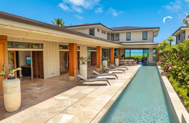 Kailua Beachside by Gather: Beachfront Villa w/Heated Pool & Ocean Views