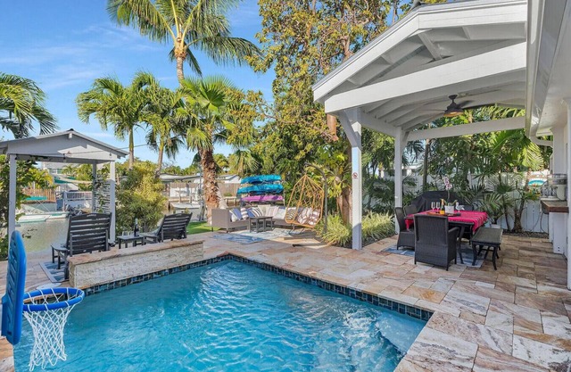 Key Haven Waterfront Oasis w/Pool, Dock & Near Old Town