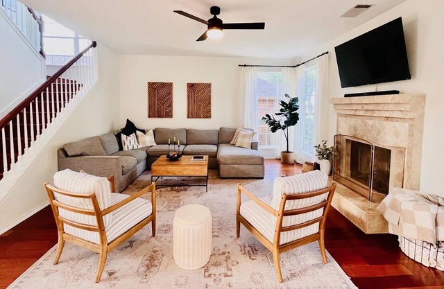 Kid-Friendly, Spacious Getaway with Peloton, Dedicated Office in Round Rock!