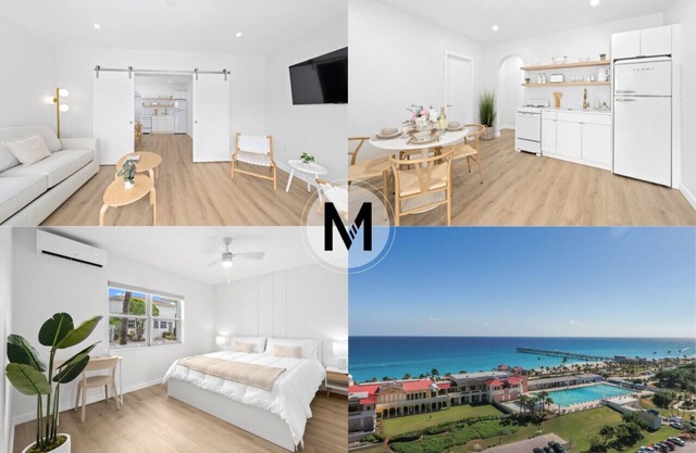 King bed -TV in room-Parking - Near beach! Villa 5