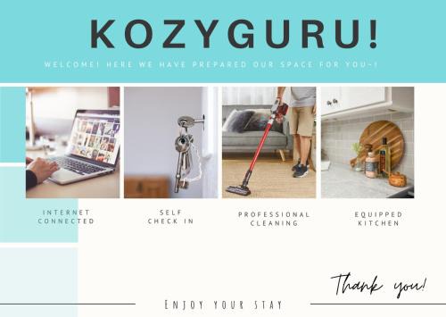 KozyGuru | Penrith | Cosy 4BED House | Free Internet