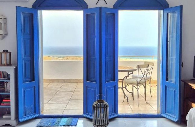 La Atalaya, Terraza con vistas al mediterráneo