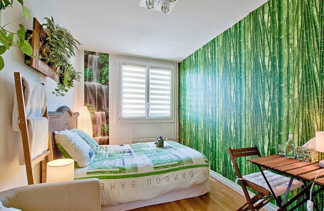 “La Bambou”: rejuvenating and plant-based! Air conditioning and free/secure parking!