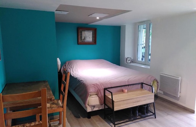 La chambre de la maison bleue