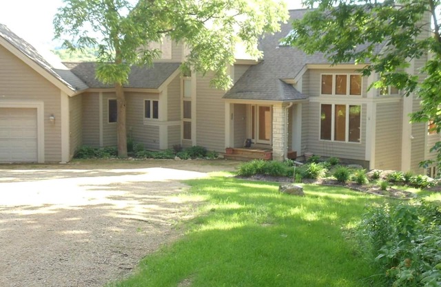 Lakeside is a spacious, flowing home located on the north shores of Lake Galena