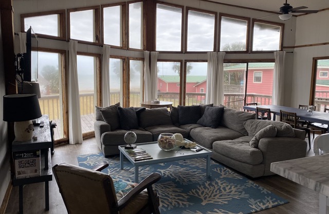 Large Beachfront Home right on the beach