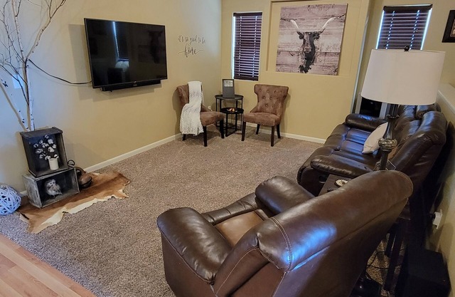 Large Cheyenne Home ~ Perfect Entertaining Space ~ Family Room + Patio