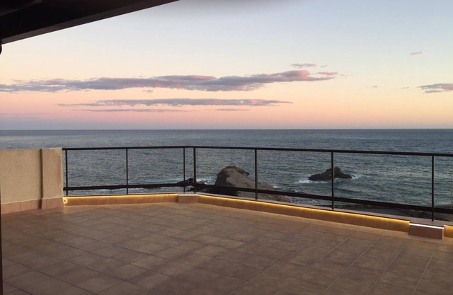 Large terrace with spectacular sea views