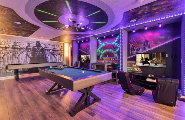 Last Minute Disney! Private Pool, Hot Tub, Game Room & Themed Bedrooms. Book Now! #118575