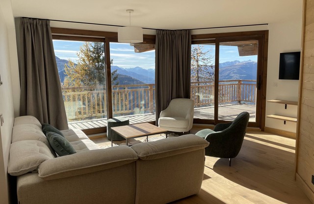 Les Alpages - New apartment with sauna, WIFI, 120m2.