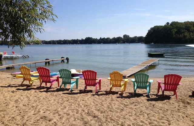 Located directly on Silver Lake. 10 minutes from Traverse City