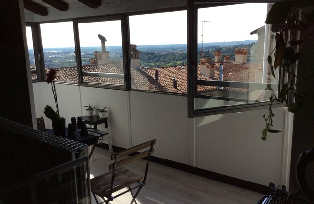 Loft with panoramic views in the heart of Bergamo Alta