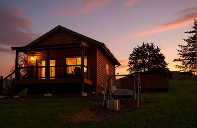 Log Cabin #2 LURAY Cozy Couples Hot Tub Stone Fireplace Mtn View Shenandoah Park