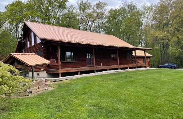 log cabin in townsend delaware
