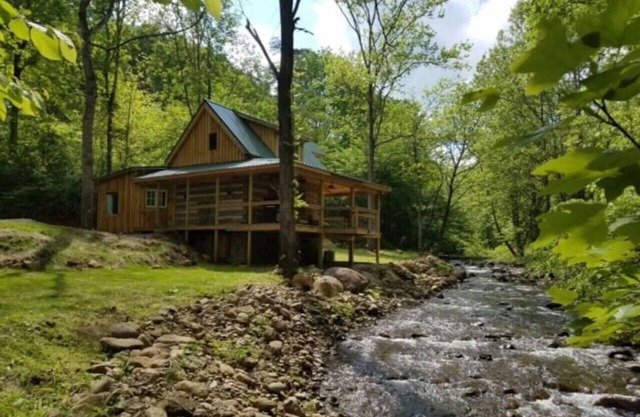 Log Cabin on the River