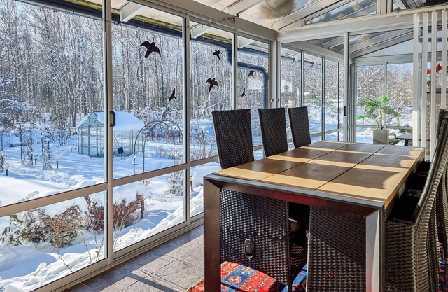 Look forward to a wonderful vacation in this striking house.