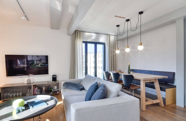 Lotsenloft 16 in Prora Düne 7 with its own sauna, fireplace and roof terrace
