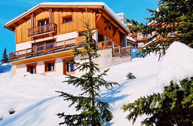 Loue Chalet au Pied des Pistes, Retour Skis aux Pieds, Plein Sud, Magnifique vue