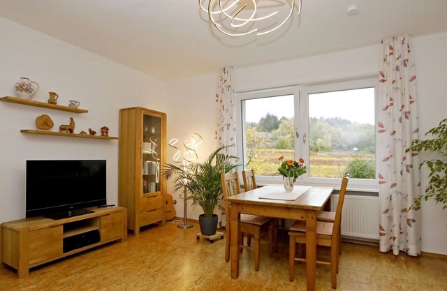 Lovely apartment for 2 guests with WIFI, TV, terrace, pets allowed, panoramic view and parking