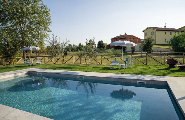 Lovely apartment in villa for 4 guests with WIFI, A/C, pool and TV