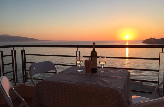 Lovely apartment Sea view, close to beach and town in Saranda 4 beds in Rose House