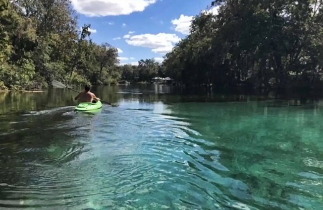 Luxe home less than 1 mile from the Rainbow River! Float, kayak, swim & hike!