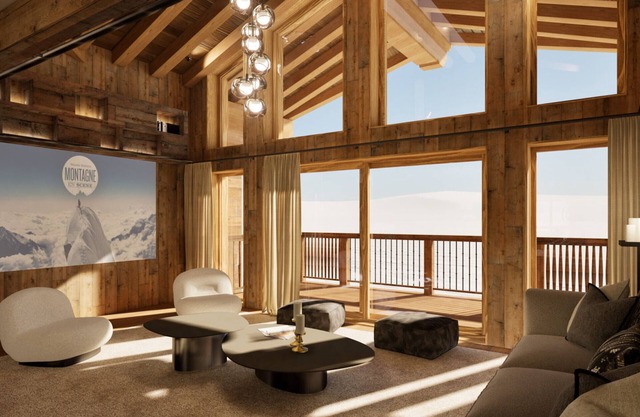Luxurious 6-room apartment with hammam, fireplace and parking in Val-d'Isère