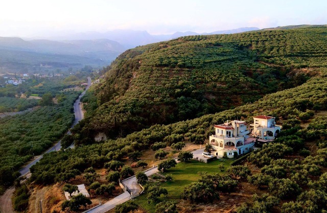 Luxurious Seacoast Farm in Western Crete's Olive Region. Great for large groups.