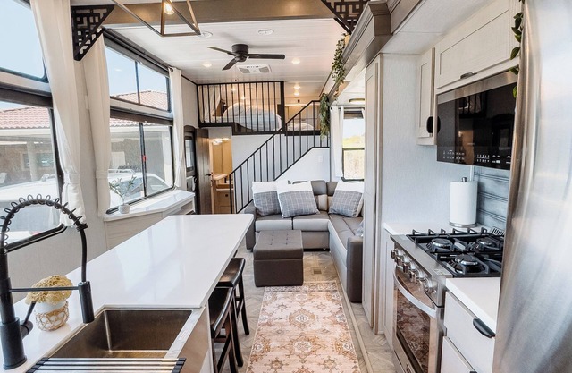 Luxury 2 Story Beachfront RV w/ Lofts – Perfect Family Escape at The Reef!