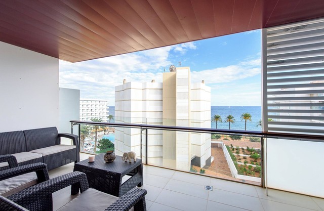 Luxury beachfront apartment