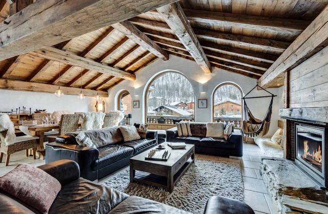 Luxury chalet 4 bedrooms, hammam, fireplace, concierge