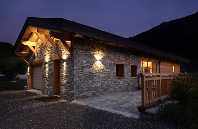 luxury chalet at the foot of the ski resorts