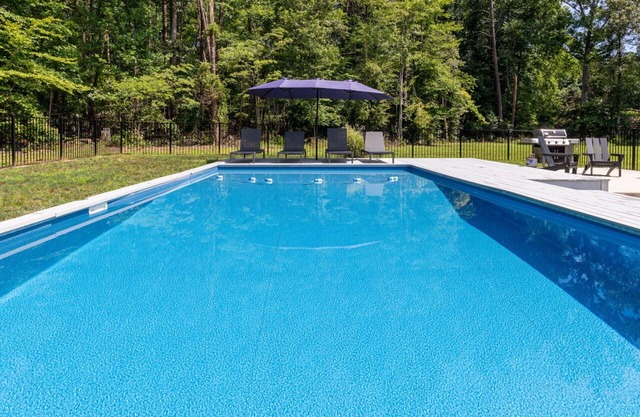 Luxury home near Lake Monticello is nestled in a quiet area, close proximity to Charlottesville