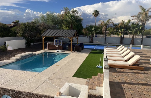Luxury home with pickleball, pool, and hot tub near Scottsdale