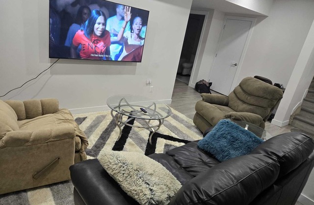Luxury one bedroom basement suite in downtown of Edmonton Alberta.