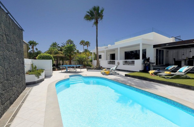 Luxury Puerto Calero Villa | Casa Nublo | 3 Bedrooms & Private Pool | Terrace.